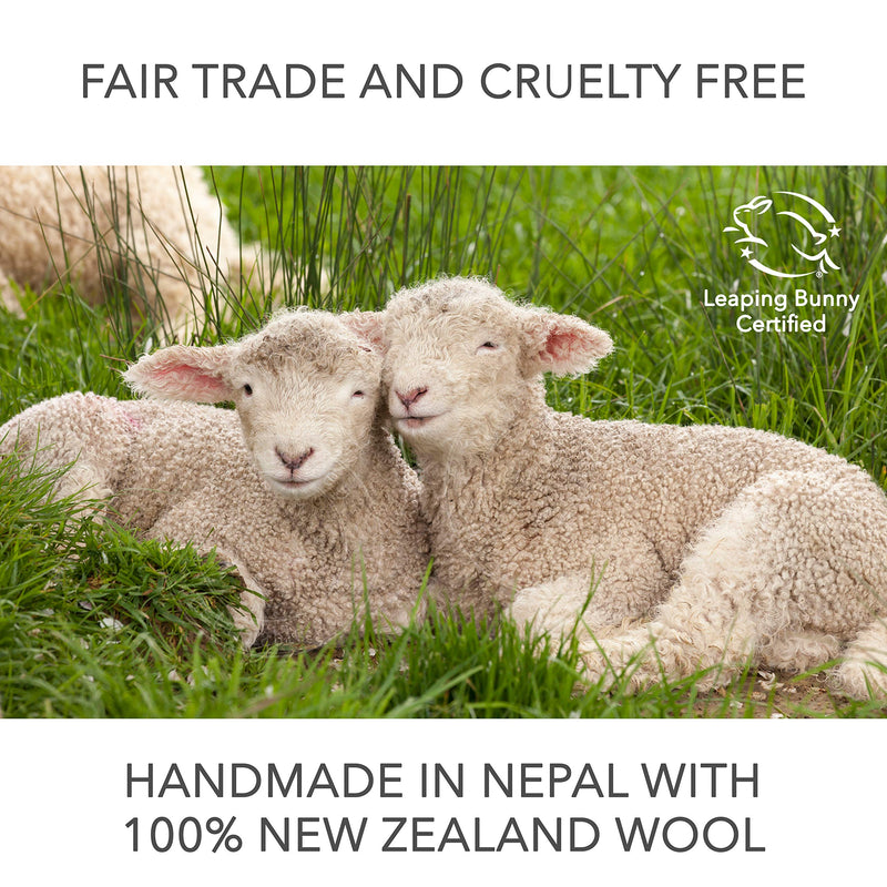 Wool Dryer Balls by Friendsheep 6 Pack XL Organic Premium Reusable Cruelty Free Handmade Fair Trade No Lint Fabric Softener White -"Creamy White" - NewNest Australia