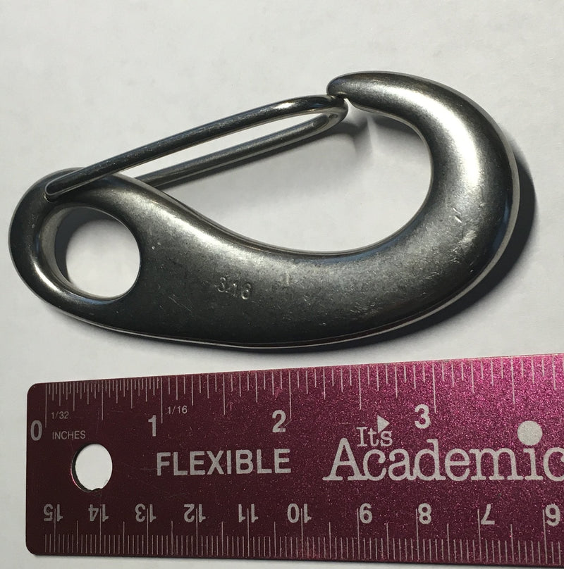 2 Pieces Stainless Steel 316 Spring Snap Lobster Claw 4" Marine Grade - NewNest Australia