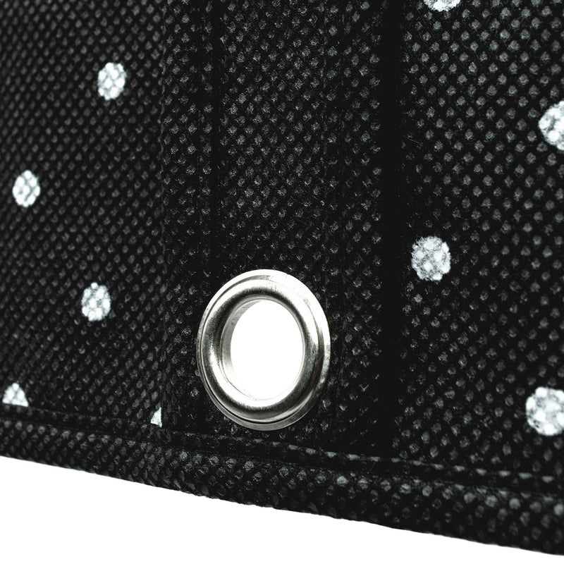 NewNest Australia - HANGERWORLD Black Polka Dot 40inch Breathable Suit Coat Garment Clothes Carry Cover Protector Bags 