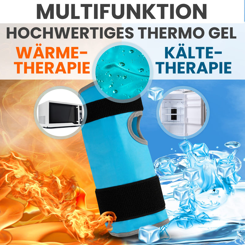 Icehof Wrist Cooling Pad - Cold Warm Compress With 2 X Velcro Fastening, Universal - High-Quality Cooling Gel & Upper - Cooling Bandage Cooling Cuff Like Cooling Gloves Hand Joint Pain - NewNest Australia