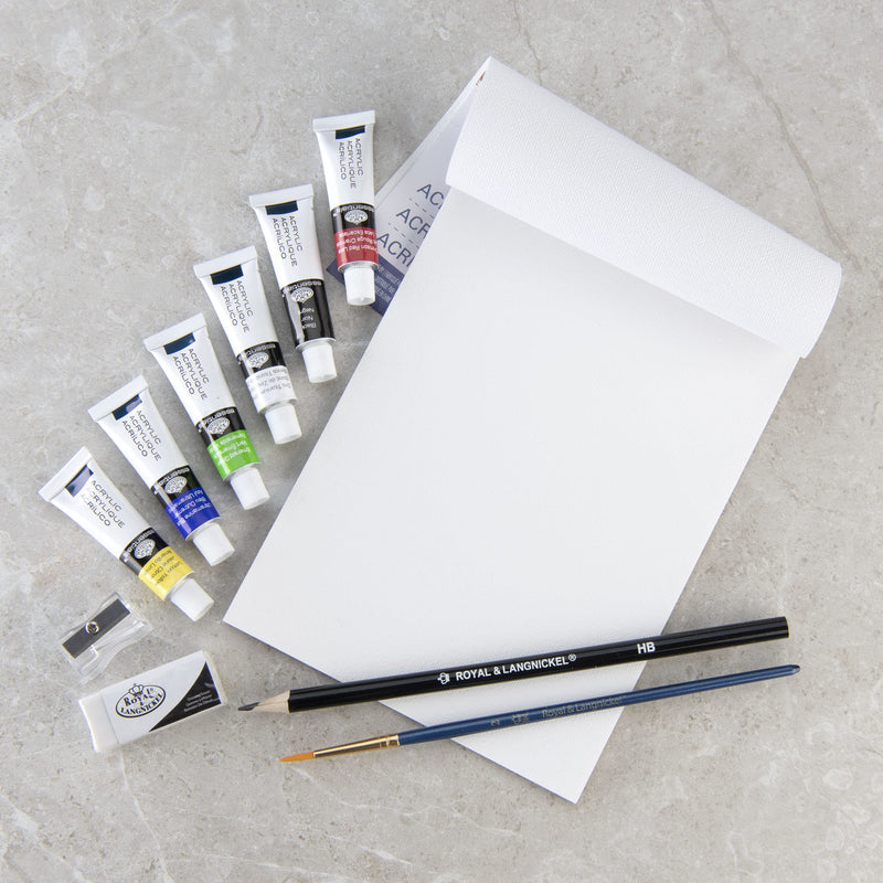 Royal & Langnickel Acrylic Paint Essentials Keep N' Carry Set - NewNest Australia