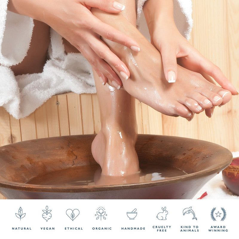 Organic foot soak hard skin foot soak dry feet cracked heels peppermint foot soak organic aloe vera peppermint tea tree oils foaming foot soak remove dry skin feet cracked heels - NewNest Australia