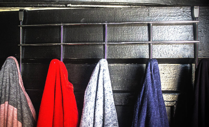 NewNest Australia - Sturdy Over The Door 5 Hook Hanger - Hangs Shirts, Coat Hooks, Towel Rack, Robes, Perfect Hat Rack 