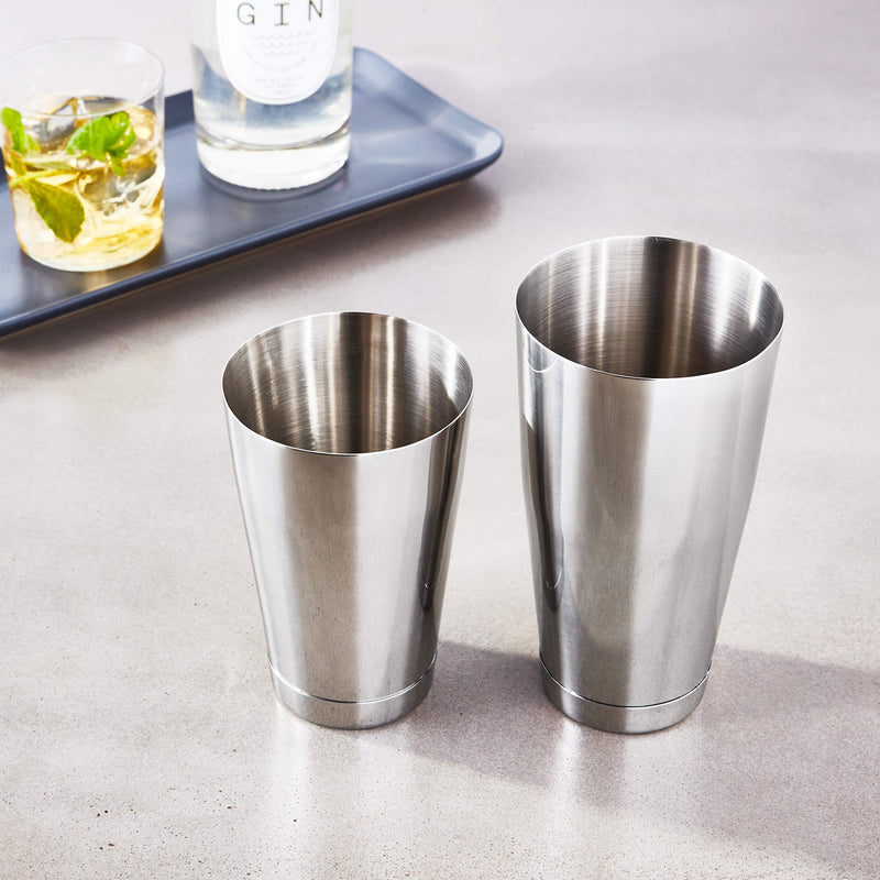 NewNest Australia - Barfly Shaker Cocktail Tin, Set (18 oz and 28 oz), Stainless Steel,M37009 Set (18 oz and 28 oz) 