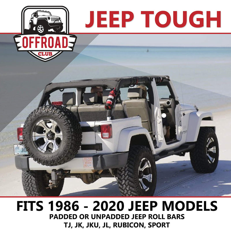 Badass Moto Fire Extinguisher Mount Compatible with Jeep Wrangler 1965-2021 JK JKU JL TJ CJ Roll Bar. Easy 1 Min. No Tools Install. Stainless Hardware. Accessories, Gifts. Extinguisher is Not Included - NewNest Australia