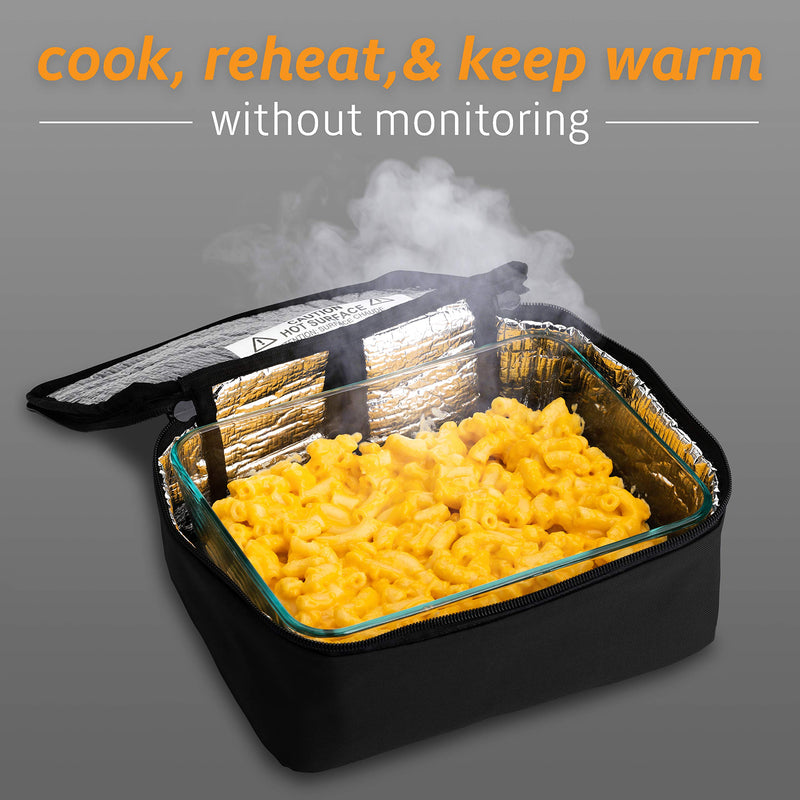 NewNest Australia - Hot Logic 16801045-BLK Food Warming Tote 12V, Lunch, Black 