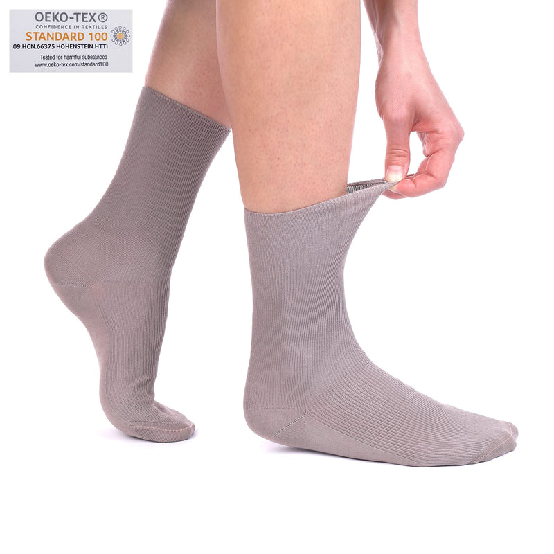 10 Pairs Of Men'S Diabetic Socks Without Rubber/Mixed / 39 40 41 42 43 44 45 46 47 48 49 / Wow 1:1 Rib/Cotton/Vein Friendly/Office Socks/Suit Socks/Anti-Sweat 43-46 Multicolored - NewNest Australia