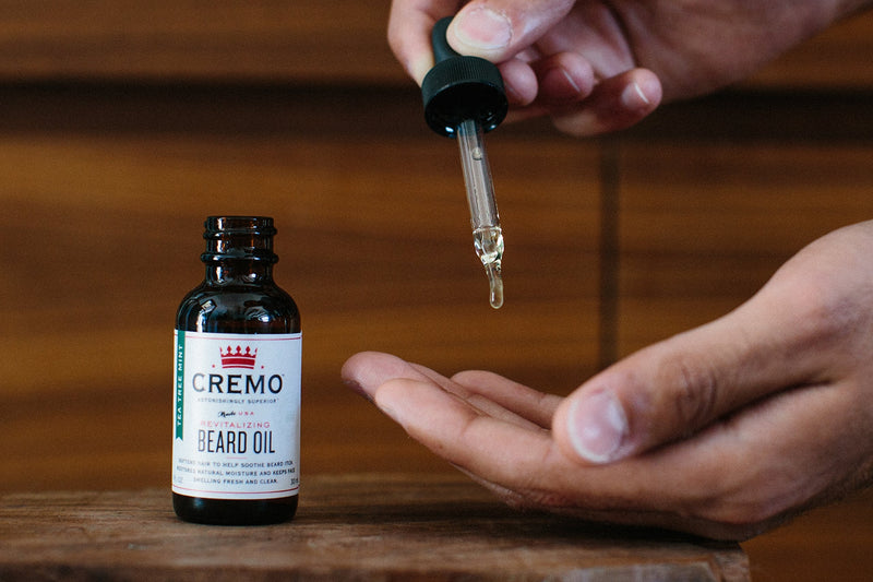 Cremo Beard Oil, Forest Blend - Restores Moisture, Softens And Reduces Beard Itch for All Lengths Of Facial Hair, 1 Ounce - NewNest Australia
