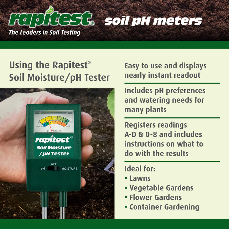 Luster Leaf 1817 Rapitest Soil pH/Moisture Tester - NewNest Australia