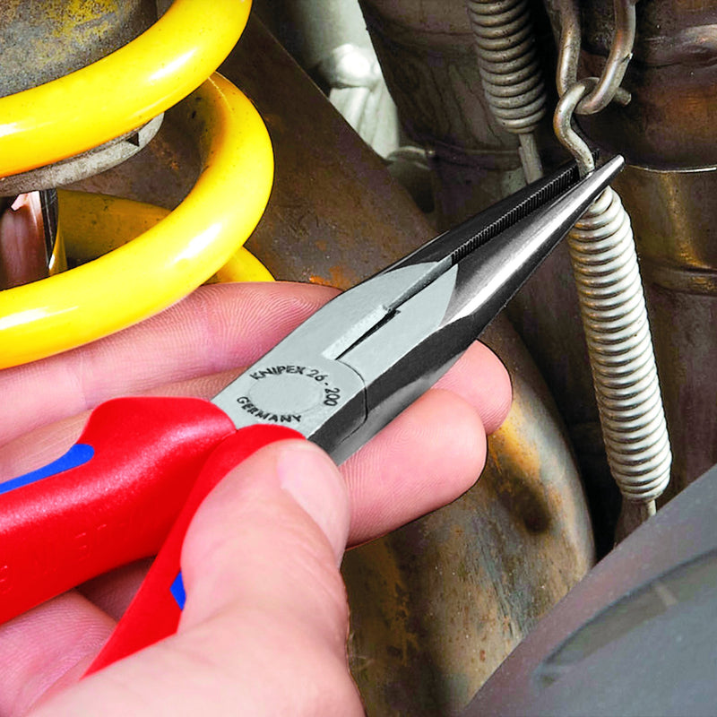 KNIPEX Tools Long Nose Pliers with Cutter, 8 Inch - - NewNest Australia