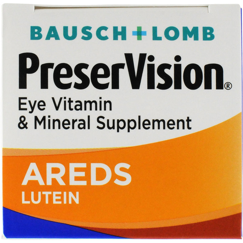 PreserVision AREDS Eye Vitamin & Mineral Supplement, Contains Lutein, Vitamin C, E, Zinc & Copper, 120 Softgels AREDS with Lutein - NewNest Australia