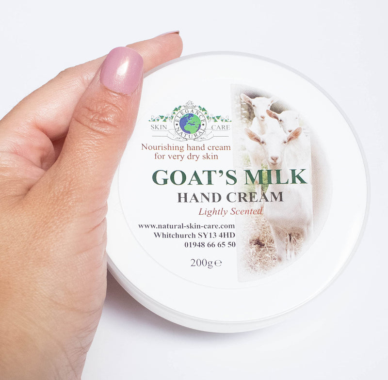 August Offer-Goat's Milk Nourishing Hand Cream 200g by Elegance Natural Skin Care. Formulated for dry, sensitive skin. MULTI AWARD WINNING. - NewNest Australia