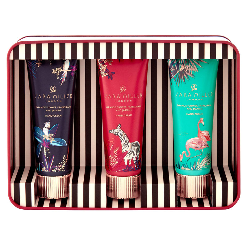 Sara Miller Tahiti Trilogy Hand Cream in Tin Box Gift Set, 260 g Hand Cream Tin - NewNest Australia