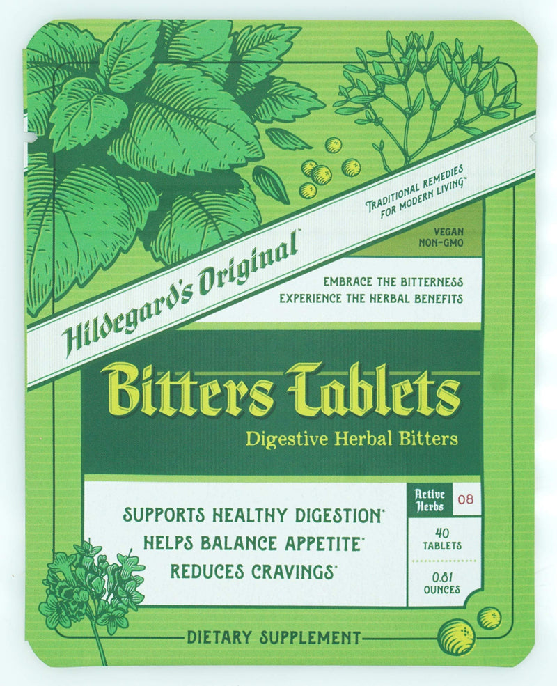 Hildegard's Original Bitters Tablets: Ancient Herbal Remedy for Fasting Support, Kidney Liver Cleanse Detox & Repair, Heartburn, & Digestion Supplements - NewNest Australia