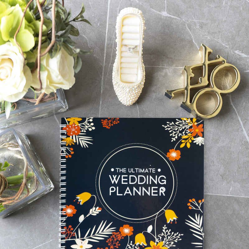 The Wedding Planner | A Complete 80 Pages Hardcover Organizer that Includes Checklists, Party Planner, Budget Organizer, Honeymoon and More | Wedding Planner Book and Organizer for The Bride | Wedding Gifts for Bride and Groom - NewNest Australia