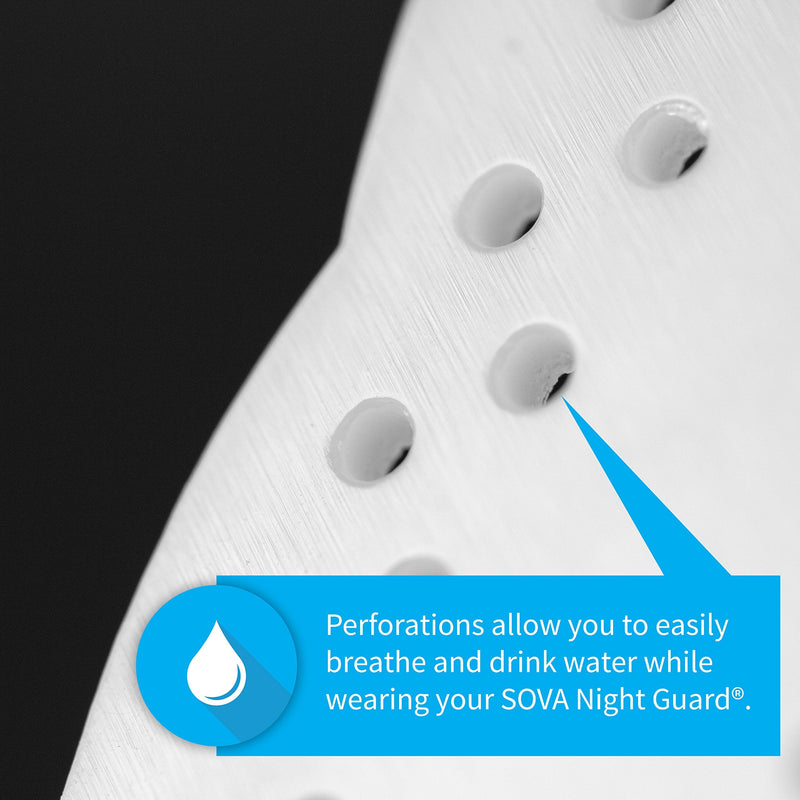 Sova 1.6mm Night Guard Custom-Fit Dental Mouth Guard Flat Mouth Guard Only - NewNest Australia