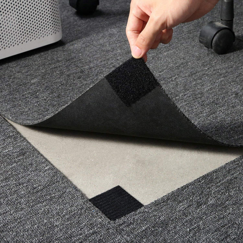 Self Adhesive Long Hook and Loop Strips with Adhesive Tape Nylon Fabric Fastener Fastener Sticky for Couch Cushions, Guitar Pedal, Cable Management and Crafts Projects 11CM (4.3 Inch) Wide 2M - NewNest Australia