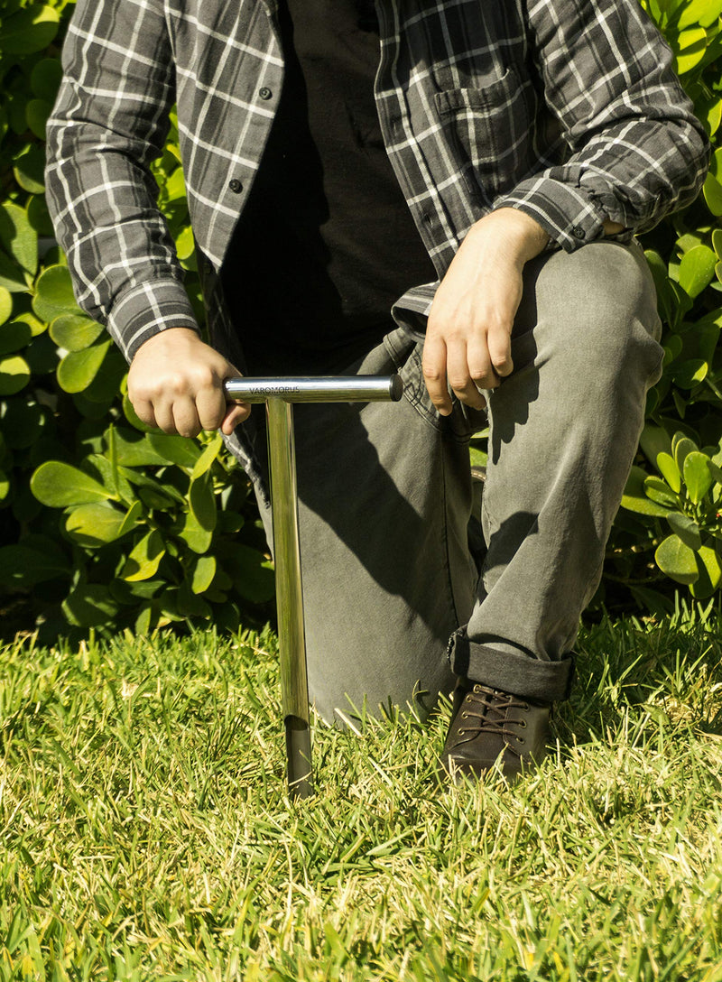 Varomorus Soil Sampler Probe 21" Stainless Steel Tubular T-Style Handle. - NewNest Australia