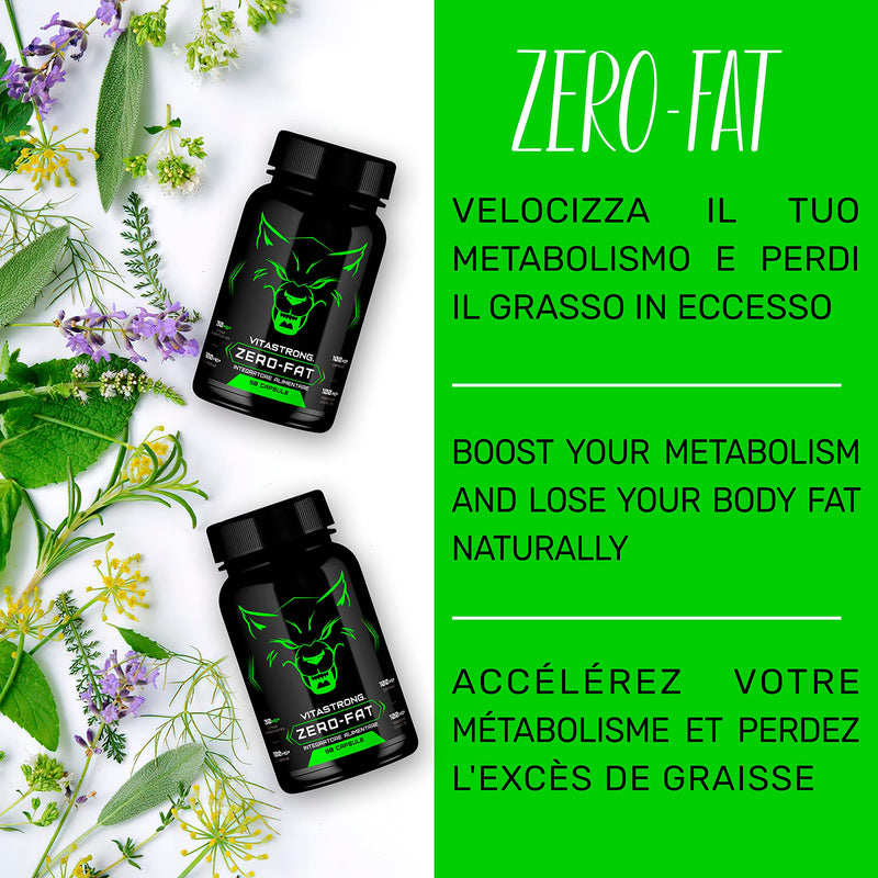 Vitastrong Zero-Fat Slimming Fast Fat Burner | Metabolism Accelerate Weight Loss Tablets, Fat Burner | Thermogenic Drainage For Fat Loss | For Men And Women High Quality - NewNest Australia