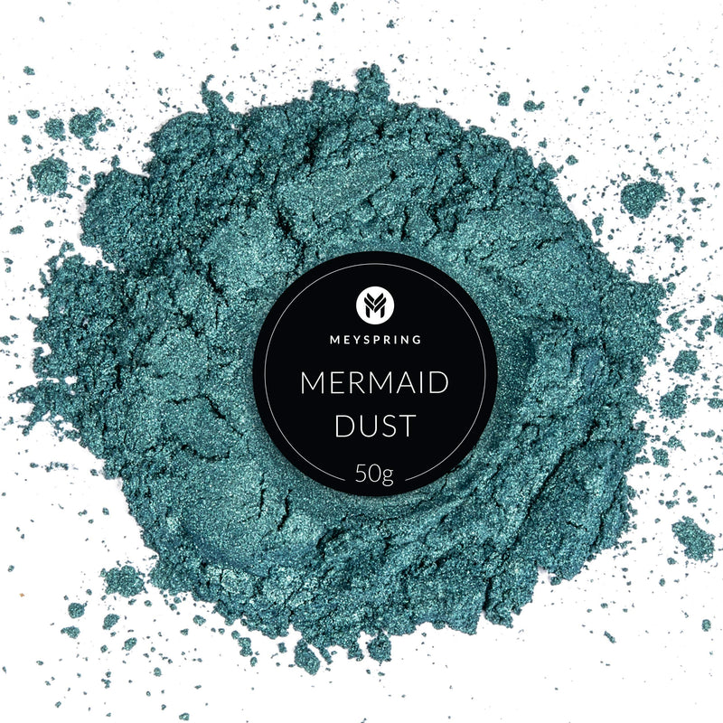 MEYSPRING Mermaid Dust Mica Powder for Epoxy Resin - 50 Grams - Great for Resin Art, Epoxy Resin, and UV Resin - Epoxy Resin Color Pigment - NewNest Australia