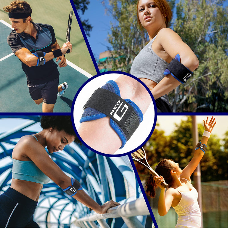 Neo G Tennis Elbow Support Strap - Golfers Elbow Support Strap - Support for Epicondylitis, Tennis/Golfers Elbow, Sprains & Repetitive Strain, Forearm Pain – Class 1 Medical Device - NewNest Australia