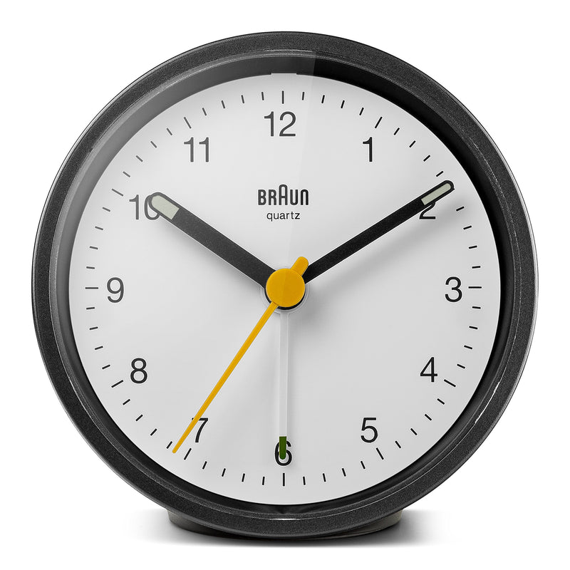 NewNest Australia - Braun Classic Analogue Alarm Clock - BC12BW 
