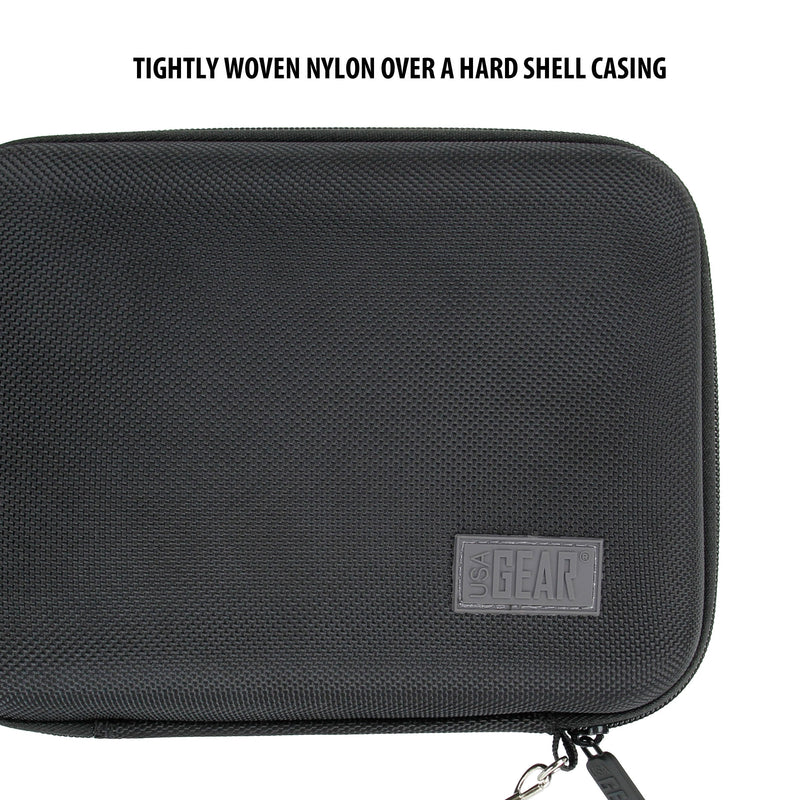 USA GEAR Insulin Travel Case - Diabetic Bag with Protective Hard Shell Exterior, Zipper and Wrist Strap - Diabetic Travel Case Holds Insulin, Lancets, Needles and More Diabetic Supplies - Black - NewNest Australia