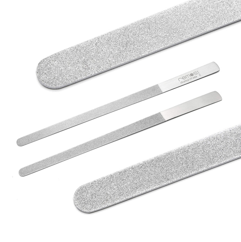 REMOS Diamond Nail File with rough and fine side - also for callus 19 cm - NewNest Australia