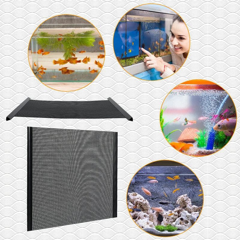 4 Pieces Plastic Mesh Sheets for Embroidery Black Mesh Fish Tank Divider Screen Craft Mesh 10 Pieces Binding Bars Sliding Bars for Embroidery Crafting Knit and Crochet Projects - NewNest Australia