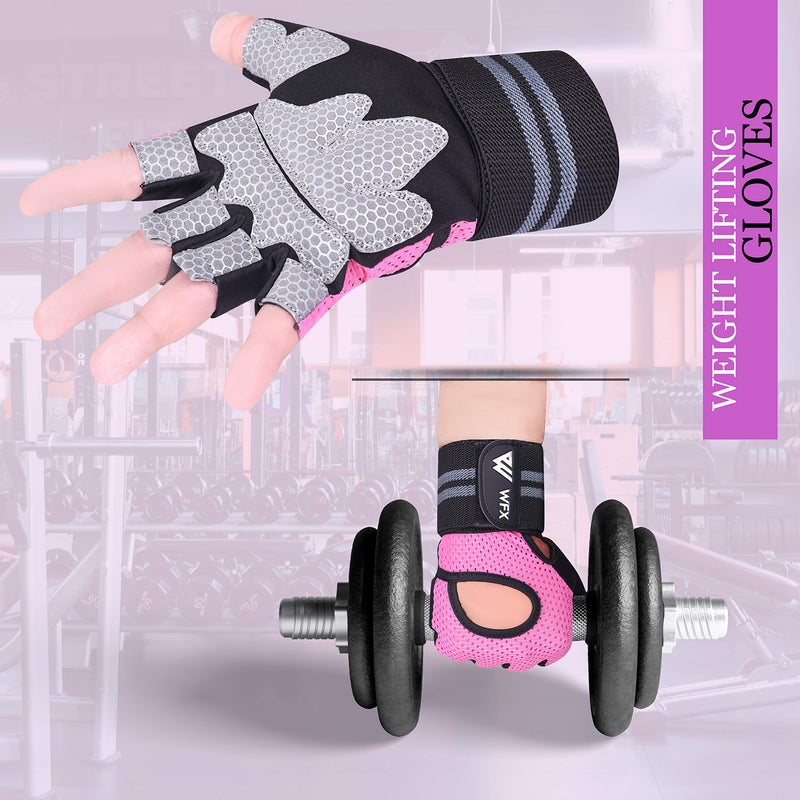 Westwood Fox Wfx Weight Lifting Gloves For Men And Women, Fitness Gloves With Wrist Brace Support For Workout, Training, Fitness, Hanging, Pull Up, Suit For Dumbbell, Cycling - NewNest Australia
