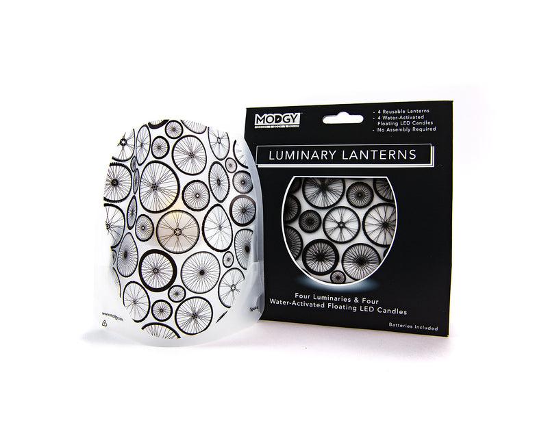 NewNest Australia - MODGY Spoke Frosted Luminaries Four Pack 