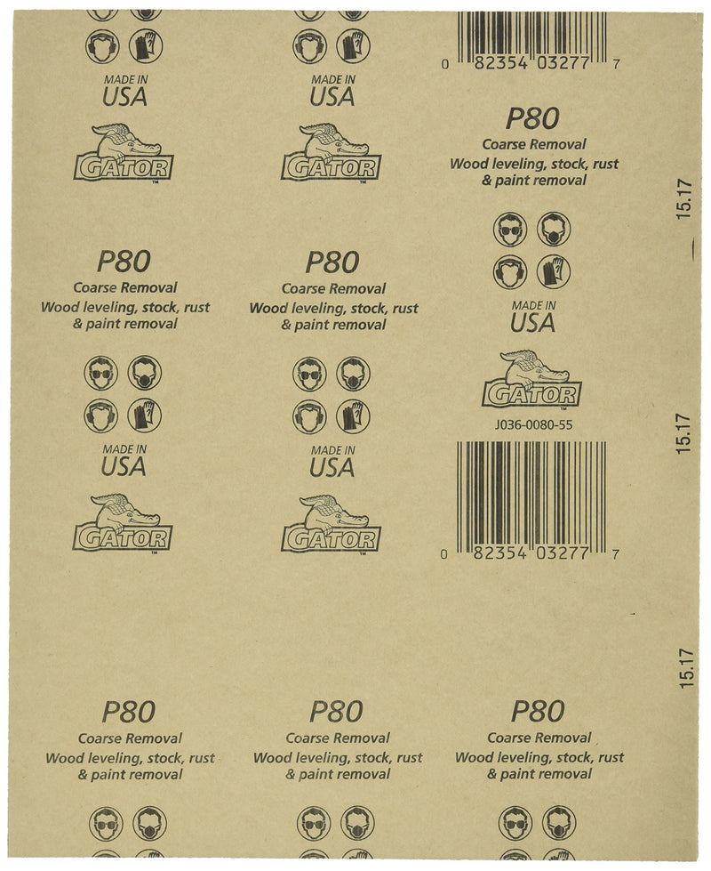ALI INDUSTRIES 4228 Sandpaper-Sheets, 9" x 11" 9" x 11" - NewNest Australia