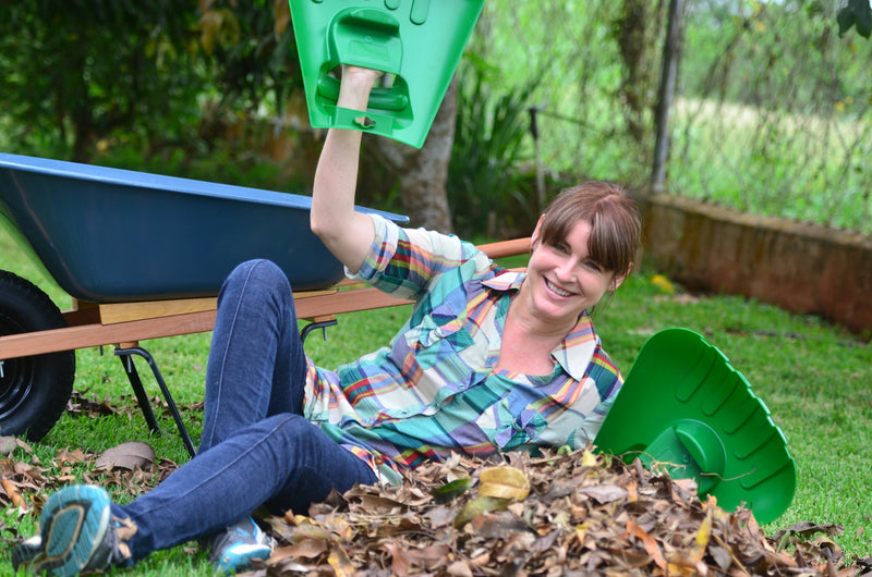 GARDEASE ReLeaf Leaf Scoops: Ergonomic, Large Hand Held Rakes for Fast Leaf & Lawn Grass Removal - NewNest Australia