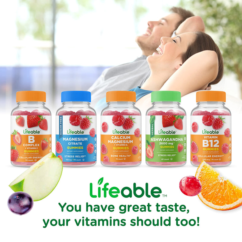 VitaWorks Magnesium Citrate, Great Tasting Natural Flavor Gummy Supplement, Gluten Free Vegetarian GMO-Free Chewable, for Adults Men Women, 90 Gummies - NewNest Australia