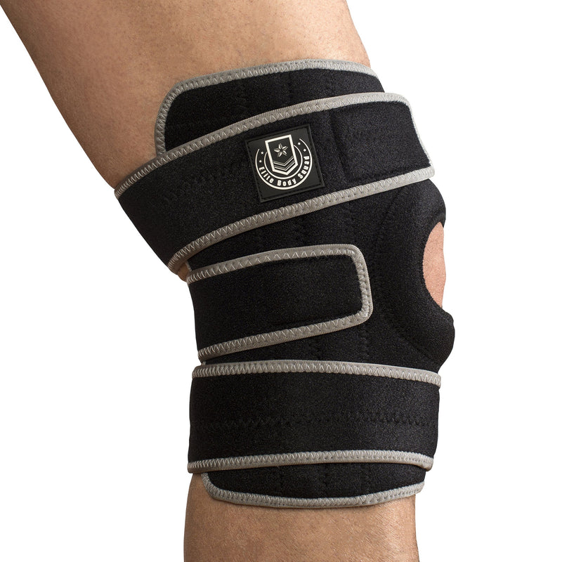 Knee Support - Elite Body Squad Adjustable Neoprene Knee Brace - for Rehab, Sports, Injury Protection, Knee Pain, Knee Replacement Recovery + Arthritis - One Size Fits All - NewNest Australia