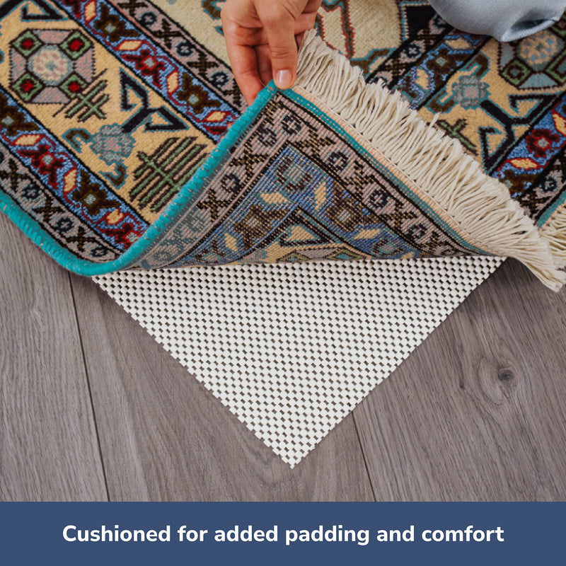 Slip-Stop | Made in U.S.A. | Super Grip Cushioned Non-Slip Rug Pad Gripper 2x3 Ft | Premium Non-Slip Pad for Hardwood Floor & Any Hard Surface Floors | Provides Protection for Area Rugs - NewNest Australia