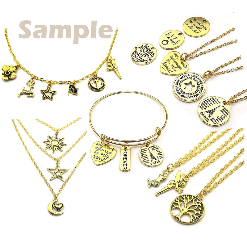 300 pcs Gold Plated Stainless Steel Split Rings Jump Rings Connector Rings for Jewelry Making Necklaces Bracelet Earrings Keychain DIY Craft (13297-Gold, 4mm) - NewNest Australia