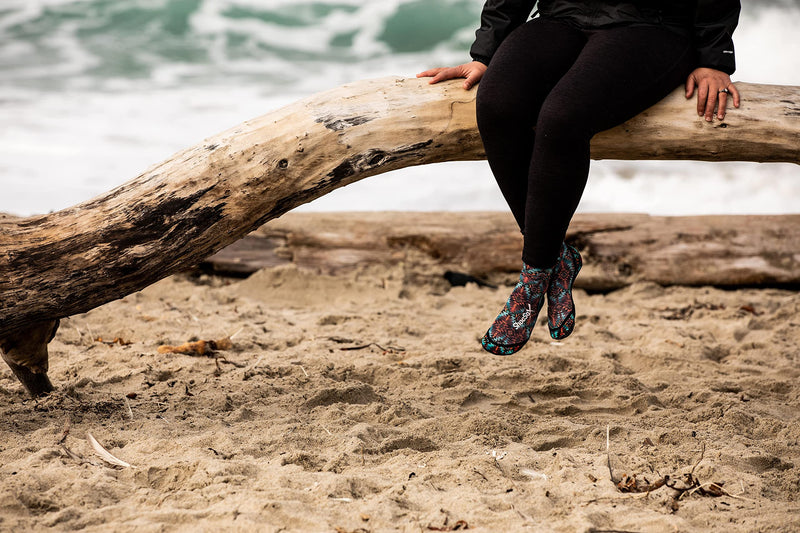 ShocSox Beach Volleyball Socks - Sand Soccer Socks - Socks for all Sand Activities Baja Beach Medium - NewNest Australia