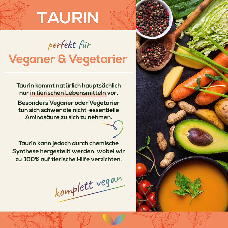 Taurine powder | 500g bag | 100% pure active ingredient | Quality from Austria | laboratory tested | vegan | Sanutrition - NewNest Australia