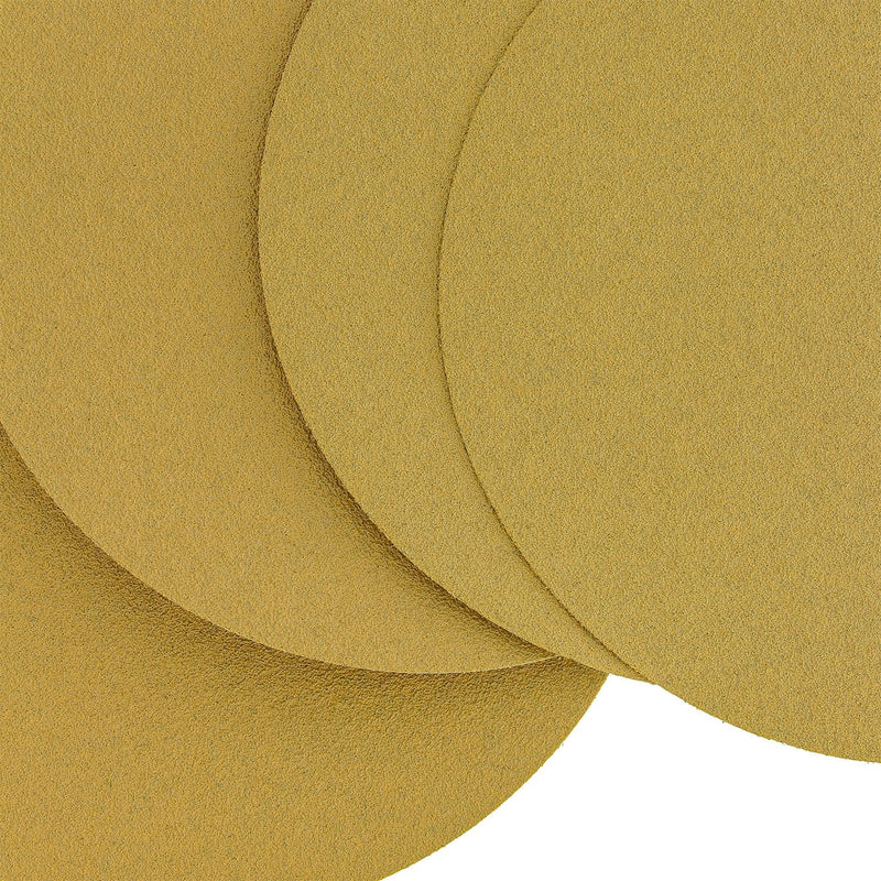 Dura-Gold Premium 6" Gold PSA Sanding Discs - 80 Grit (Box of 50) - Self Adhesive Stickyback Sandpaper for DA Sander, Finishing Coarse-Cut Abrasive - Sand Automotive Car Paint, Woodworking Wood, Metal 80-Grit - NewNest Australia