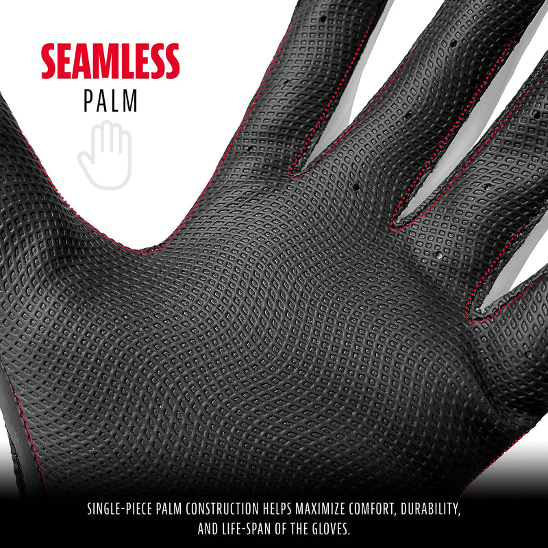 Franklin Sports MLB Teeball Flex Series Batting Gloves Youth X-Small Black/White - NewNest Australia