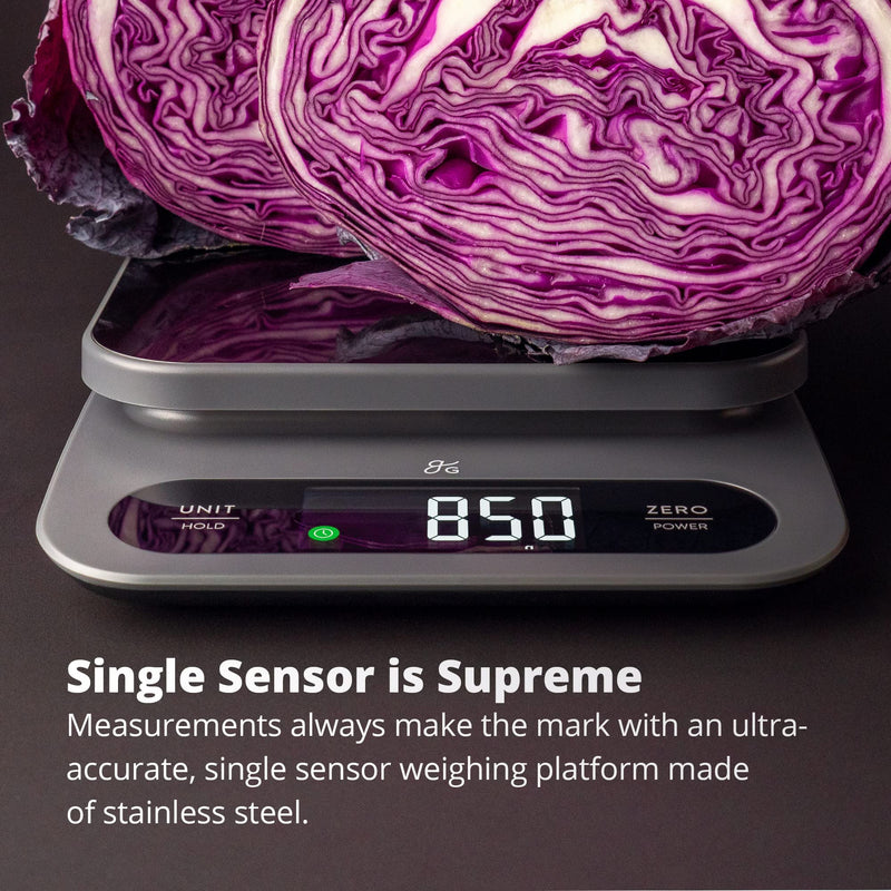 Greater Goods High Capacity Kitchen Scale - A Premium Food Scale That Weighs in Grams & Ounces w/ a 22 Pound Capacity | Feat. a Hi-Def LCD Screen and Stainless Steel Platform | Designed in St. Louis - NewNest Australia