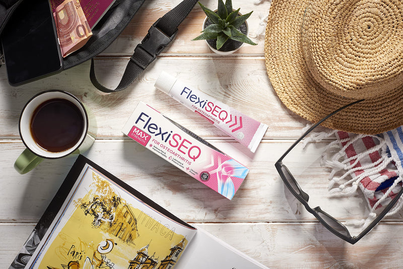FlexiSEQ 100g Max Strength Gel, Arthritis Pain Relief Gel, Topical Gel for Osteoarthritis, Drug-Free, Joint Pain Relief Gel for Knees, Hips, Feet, Hands etc. 100 g (Pack of 1) - NewNest Australia
