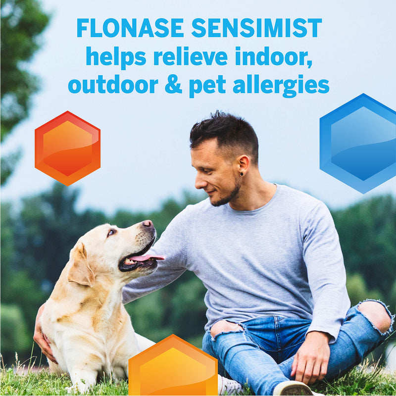 Flonase Sensimist Allergy Relief Nasal Spray Non Drowsy Allergy Medication, Gentle Mist - 120 Sprays Adult Pack - NewNest Australia