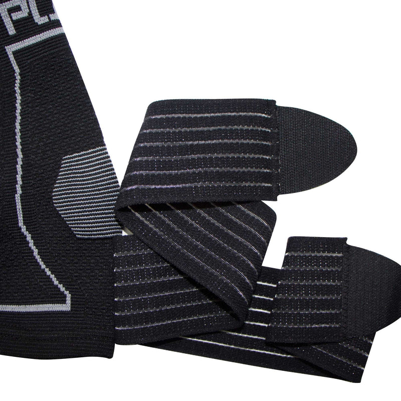Ankle Brace Support Stabilizer – Compression Sleeve, Adjustable – Great for Running, Tennis, Sprains, Volleyball S/M Black - NewNest Australia