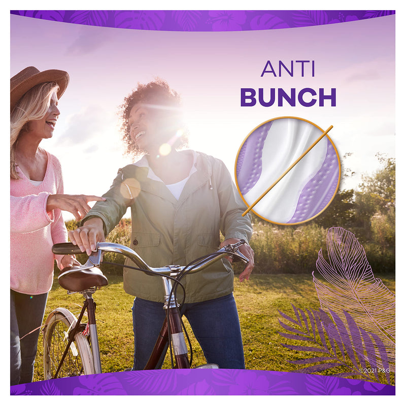 Always Anti-Bunch Xtra Protection Daily Liners Long Unscented, Anti Bunch Helps You Feel Comfortable, 108 Count - NewNest Australia