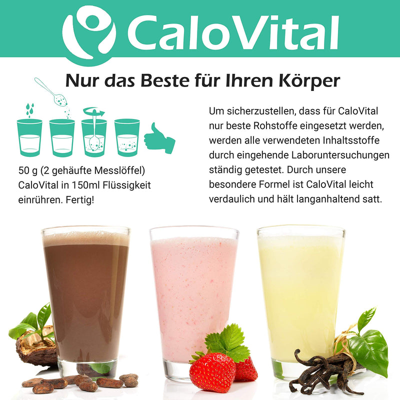 Drinking food high in calories for weight gain | Carbohydrates & protein as a calorie shake | Highly dosed with many vitamins | CaloVital - Premium quality from Germany (chocolate 500g) chocolate 500g - NewNest Australia
