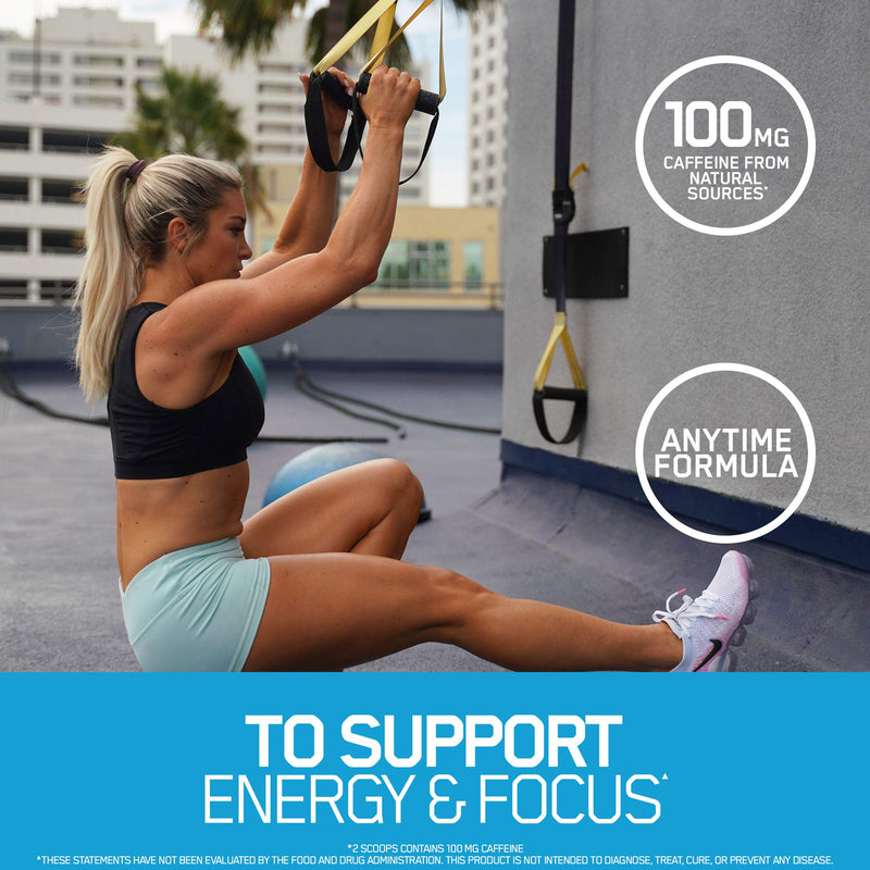 Optimum Nutrition Amino Energy + Electrolytes Powder - Pre Workout, BCAAs, Amino Acids, Keto Friendly, Energy Powder - Pineapple Twist, 30 Servings Pineapple Twist + Electrolytes - NewNest Australia