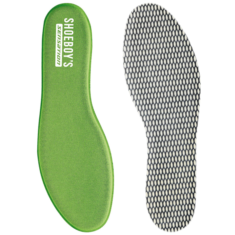 SHOEBOY'S Sensation Kids - Insole with Memory Foam for Kids, Based on The Supporting Nature of viscoelastic Foam - Size 2 (34 EU) Size 2 (Pack of 1) - NewNest Australia