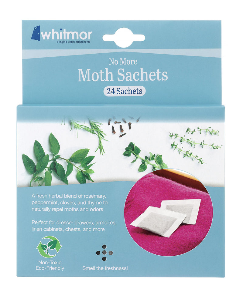 NewNest Australia - Whitmor No More Moth Sachet, S/24 Satchet Fresh 